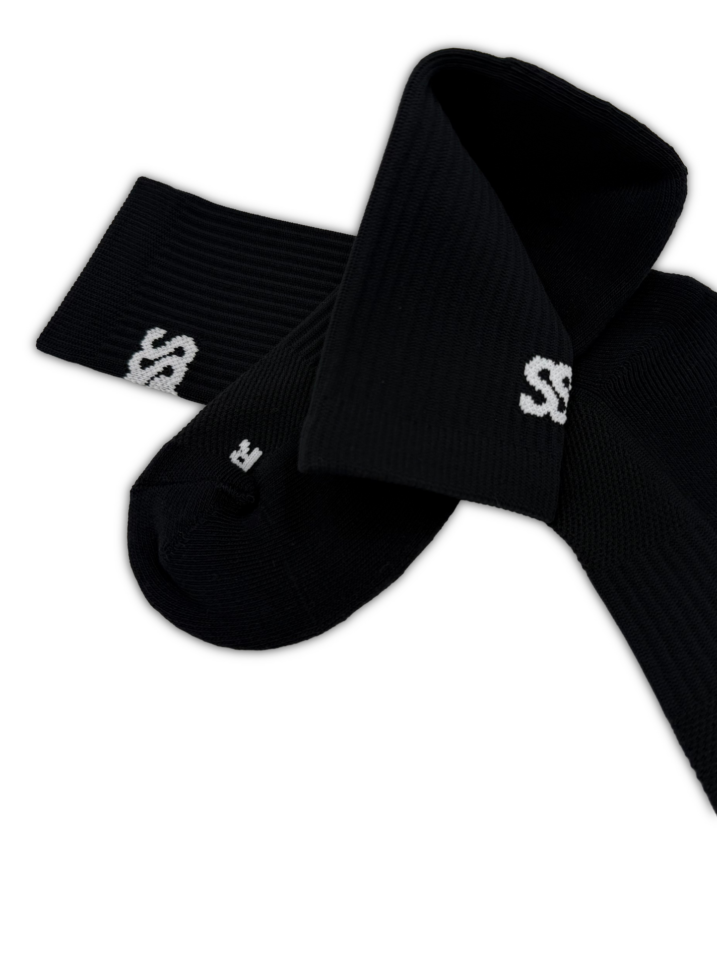 Pack of 3 x Midnight Black Running Socks